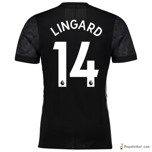 Camiseta Manchester United Replica Segunda Ropa Lingard 2017/18 Negro